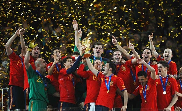 2010年南非世界杯精彩图片 西班牙史上第一次赢得世界杯冠军