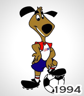 1994年美国世界杯吉祥物，小狗射手