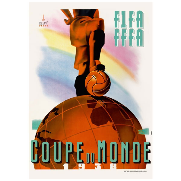 1938年世界杯海报